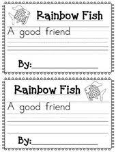 Rainbow Fish Freebie Writing Story Elements Worksheets Rainbow Fish Rainbow Fish Activities Rainbow Fish Book