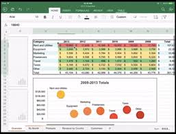 The Suite Also Includes Excel You Double Tap On Cells To