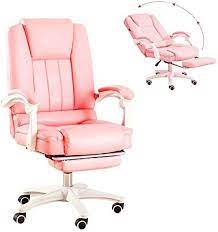wrjy home pink gaming chair with footrest ergonomic office chair computer desk chairs with wheels ergonomic office chair computer desk chair ergonomic office