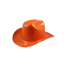 Western Cowboy Hard Hat With Ratchet Suspension Orange Orange Ct183k6l0k2 Cowboy Hats Mens Cowboy Hats