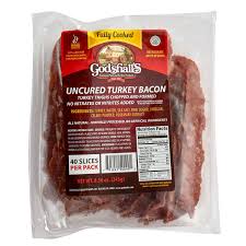 Did you know that store bought imitation bacon bits are often made from textured vegetable protein? Godshall S Uncured Turkey Bacon All Natural Fully Cooked 6 Case