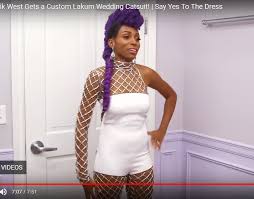 Nik West Wedding Dress Catsuit Bachelorette Party Outfit Fashion Party Outfit