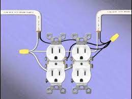 These outlets are not switched. How To Wire A Double Gang Receptacle Electrical Projects Diy Electrical Electricity