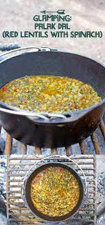 Campfire Red Lentil Stew Vegan Champagne Tastes Recipe Vegetarian Camping Recipes Campfire Food Campfire Dutch Oven Recipes