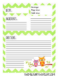 Free Printable Recipe Binder Page With Images Printable Recipe Cards Recipe Book Diy Recipe Binder Printables