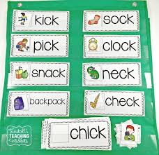 read and match pocket chart cards tunstalls teaching tidbits