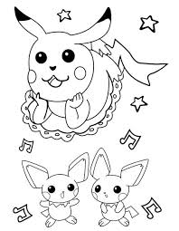 Download or print pichu is born coloring page for free plus other related pichu coloring page. Pichu Coloring Pages Learny Kids