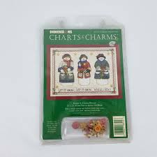 Dimensions Charts Charms 8514 Let It Snow While I Sew Counted Cross Stitch Kit