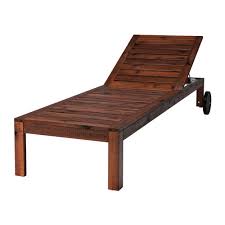 Applaro Chaise Brown Stained Brown Ikea Ikea Outdoor Used Outdoor Furniture Sun Lounger