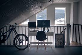 While he's working, the couch provides different seating spaces for working on his laptop. 30 Home Office Designs That Truly Inspire Hongkiat