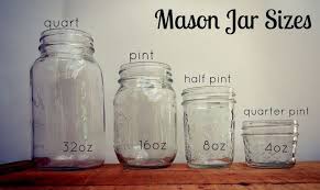 common mason jar sizes quart mason jars mason jar sizes