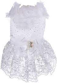 Maybe you would like to learn more about one of these? Haustier Hunde Katzen Spitze Brautkleid Hochzeit Kleidung Fur Welpen Hunde Und Katzen Hochzeit Amazon De Haustier