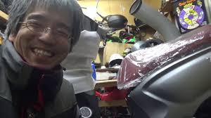 入庫したてのバイクを観るコーナー　今回は KYMCO ターセリーS150 です。