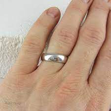 Heavy Men S Platinum Wedding Ring Simple Classic Man S Platinum Light Court Comfort Fit Wedding Band Size R 5 8 75 11 55 Grams Mens Wedding Bands Platinum Platinum Wedding Band Mens Wedding Rings Platinum