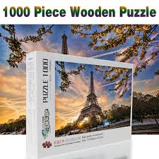 Paris jigsaw puzzles 1000 pieces. France Paris Eiffel Tower 1000 Pieces Adult Puzzle Wooden Puzzle Landscape Jigsaw Puzzles For Children Educational Toys Gifts Puzzles Aliexpress