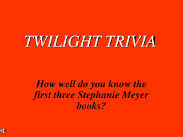 Uncover amazing facts as you test your christmas trivia knowledge. Ppt Twilight Trivia Powerpoint Presentation Free Download Id 1353811