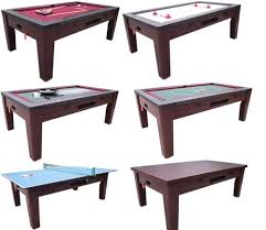 6 In 1 Combo Game Table Pool Air Hockey Ping Pong Roulette Poker Dining Walnut Multi Game Table Pool Table Dining Table Outdoor Pool Table