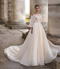 Details about product neue a line satin modest brautkleider mit 3/4 ärmeln boot ausschnitt korsett zurück einfache vintage brautkleider modest maß are here Modest Satin 2020 Hochzeit Kleider Weg Von Der Schulter Langarm Brautkleider Sweep Zug Hochzeit Kleid