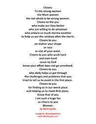 Marksparkswrites Com Poem Cheers Ode To Women