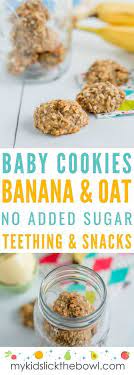 Basic Banana Oat Cookies Suitable For Babies And Toddlers Recipe Baby Food Recipes Healthy Baby Food Weaning Foods