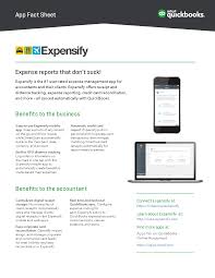 Expensify also operates a venture. App Fact Sheet Expensify