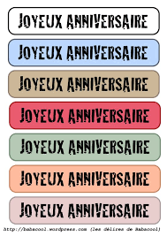 Joyeux Anniversaire Babanew Joyeuse Anniversaire Etiquette Joyeux Anniversaire Etiquette A Imprimer
