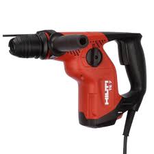 Hilti 120 Volt Sds Plus Te 7 Corded Rotary Hammer Drill Kit With 4 Te Cx Hammer Drill Bits 3497792 The Home Depot Hammer Drill Bits Hammer Drill Drill