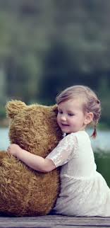 خلفيات ايفون بنات Hd Tecnologis Teddy Bear Girl Child Life Mom Life Hacks