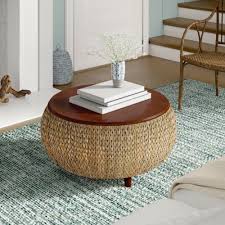 Aged wood surfboard coffee table with retro surf van print: Kh4sx2xiy6a0ym