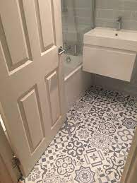 Daltile nova falls gray 10 in. My New Bathroom Grey Blue Patterned Tiles On The Floor Light Grey Tiles On The Wall Blue Tile Wall Room Tiles Amazing Bathrooms