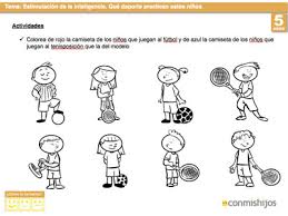 Es un deporte muy aconsejado y divertido. Que Deporte Practican Estos Ninos Ficha Escolar De Atencion