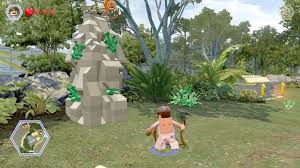 The jurassic park story mode has 5 dinosaurs you can get. Dilophosaurus Territory Jurassic Park Secrets In Free Roam Lego Jurassic World Game Guide Walkthrough Gamepressure Com