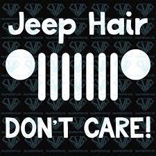Jeep Hair Don T Care Svg Files For Silhouette Files For Cricut Svg Dxf Eps Png Instant Download Jeep Cricut Vinyl Silhouette