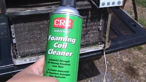 This article discusses the how the cooling coil (evaporator coil) in the air conditioning air handler unit is cleaned. Crc Foaming Coil Cleaner Vs Very Nasty A C Coil Youtube