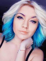 Straight as the picture.hair density: 40 Blue Ombre Hair Ideas Hairstyles Update