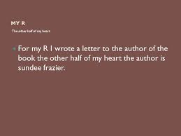 Give a summary of my hearts leaps up again. explain what it means when the poet says that child is man's father. Teri S R And E The Other Half Of My Heart Short Summary In The Other Half Of My Heat Kiera And Minni Are Sisters And Were Born In The Back Of Their