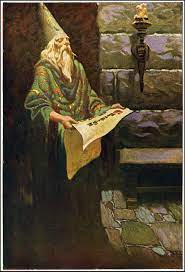 Pin By The Bookwyrm S Hoard On Fantasy Art King Arthur Fantasy Wizard Arthurian Legend