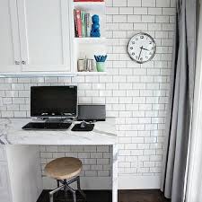 There are even grout stains so you can change the color if you change your mind. Subway Tile With Platinum Grout Design Ideas