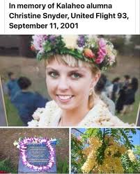 Kailua girl. Lost her life in 9/11. Remember always 🤙🏼