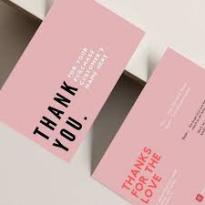 Custom thank you cards for business provide a professional way to show how much you appreciate a customer or client or the work an employee performs. Business Thank You Cards Per A4 Shopee Philippines