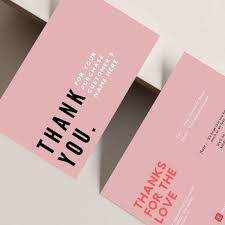 Discount business thank you cards. Business Thank You Cards Per A4 Shopee Philippines