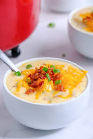 2 cups low fat milk. Easy Loaded Baked Potato Soup To Simply Inspire