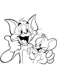 Thus the circle is complete, and one who pursues the mouse is also pursued! Coloring Pages Happy Tom And Jerry Coloring Page