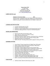 clinical instructor resume samples