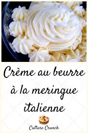 Creme Au Beurre A La Meringue Italienne La Recette Facile Recette Facile Recette Cuisine Et Boissons