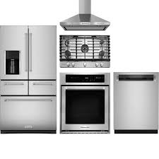 Check spelling or type a new query. Shop Kitchenaid French Door Refrigerator Gas Cooktop Suite In Stainless Steel At Lowes Com