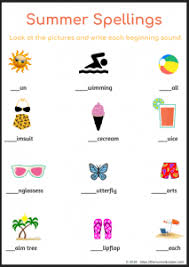 The th digraph sound is one of the trickiest sounds for kids to make and …. Summer Spelling Write The Missing Letter 2 The Mum Educates