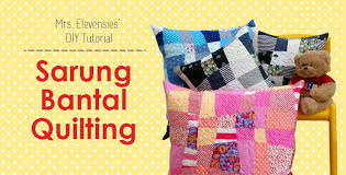 4 jenis kain yang paling pas untuk pembungkus bantal. Diy Tutorial Membuat Sarung Bantal Quilting Elevensies