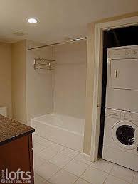 Bathroom Remodel With Stackable Washer Dryer Boston Lofts By Loftsboston Com Inc Laundry In Bathroom Laundry Room Storage Small Laundry Room Organization