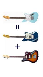 Kurt Cobain Fender Mustang Jaguar And Jagstang Guitars Nirvana Fender Guitars Guitar Collection Guitar Design